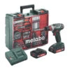 Metabo 18V Accuboormachine BS18 Quick Incl. 2 Accu's 2.0Ah + Lader En 73-delige Accessoire-set In Koffer -Bosch || Makita || SKIL Verkoopwinkel 123 1083