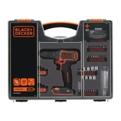 Black & Decker BLACK+DECKER Accuboormachine BDC718AS2O-QW + 80-delige Accessoireset 9 Black & Decker BLACK+DECKER Accuboormachine BDC718AS2O-QW + 80-delige Accessoireset -Bosch || Makita || SKIL Verkoopwinkel 123 1159