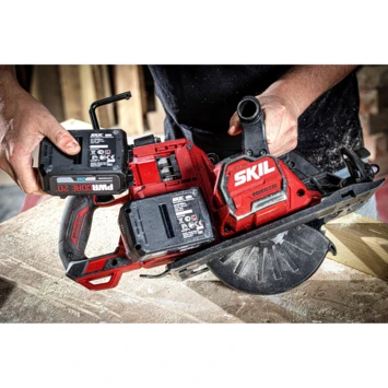 SKIL 20V Cirkelzaag 3572EA XP Brushless 66mm Incl. 2x 4,0Ah Accu + Snellader 5 SKIL 20V Cirkelzaag 3572EA XP Brushless 66mm Incl. 2x 4,0Ah Accu + Snellader - Afbeelding 3