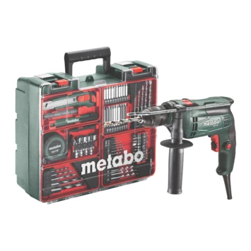 Metabo Klopboormachine SBE 650 + 78-delige Accessoireset 3 Metabo Klopboormachine SBE 650 + 78-delige Accessoireset