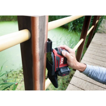 SKIL 20V Multischuurmachine 3720CB Compact Brushless Incl. 24 Schuurbladen En 3 Schuurhulpstukken (zonder Accu) 7 SKIL 20V Multischuurmachine 3720CB Compact Brushless Incl. 24 Schuurbladen En 3 Schuurhulpstukken (zonder Accu) - Afbeelding 5