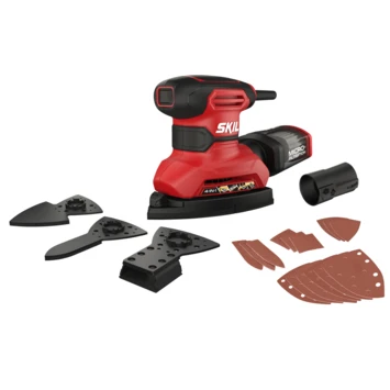 SKIL Multischuurmachine 7261AA 160W - Incl. 15 Schuurbladen En 3 Schuurhulpstukken 3 SKIL Multischuurmachine 7261AA 160W - Incl. 15 Schuurbladen En 3 Schuurhulpstukken