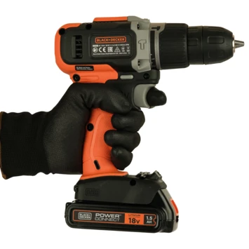 Black & Decker Black+Decker 18V Klopboor Incl. 1.5Ah Accu+lader 4 Black & Decker Black+Decker 18V Klopboor Incl. 1.5Ah Accu+lader - Afbeelding 2