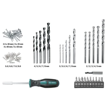 Bosch Klopboormachine UniversalImpact 700 SystemBox, Inclusief 182 Delige Accessoireset 4 Bosch Klopboormachine UniversalImpact 700 SystemBox, Inclusief 182 Delige Accessoireset - Afbeelding 2