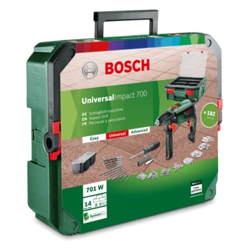 Bosch Klopboormachine UniversalImpact 700 SystemBox, Inclusief 182 Delige Accessoireset 6 Bosch Klopboormachine UniversalImpact 700 SystemBox, Inclusief 182 Delige Accessoireset - Afbeelding 4