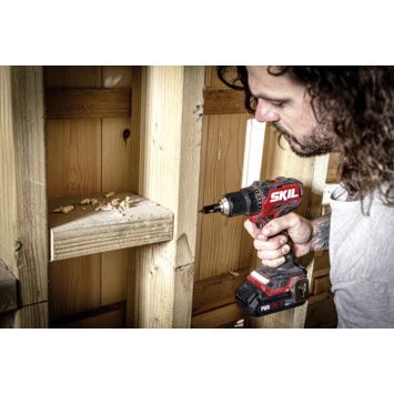 SKIL 20V Accuboormachine 3065GA Compact Brushless 60Nm + 2,0Ah Accu + Snellader + Koffer 7 SKIL 20V Accuboormachine 3065GA Compact Brushless 60Nm + 2,0Ah Accu + Snellader + Koffer - Afbeelding 5